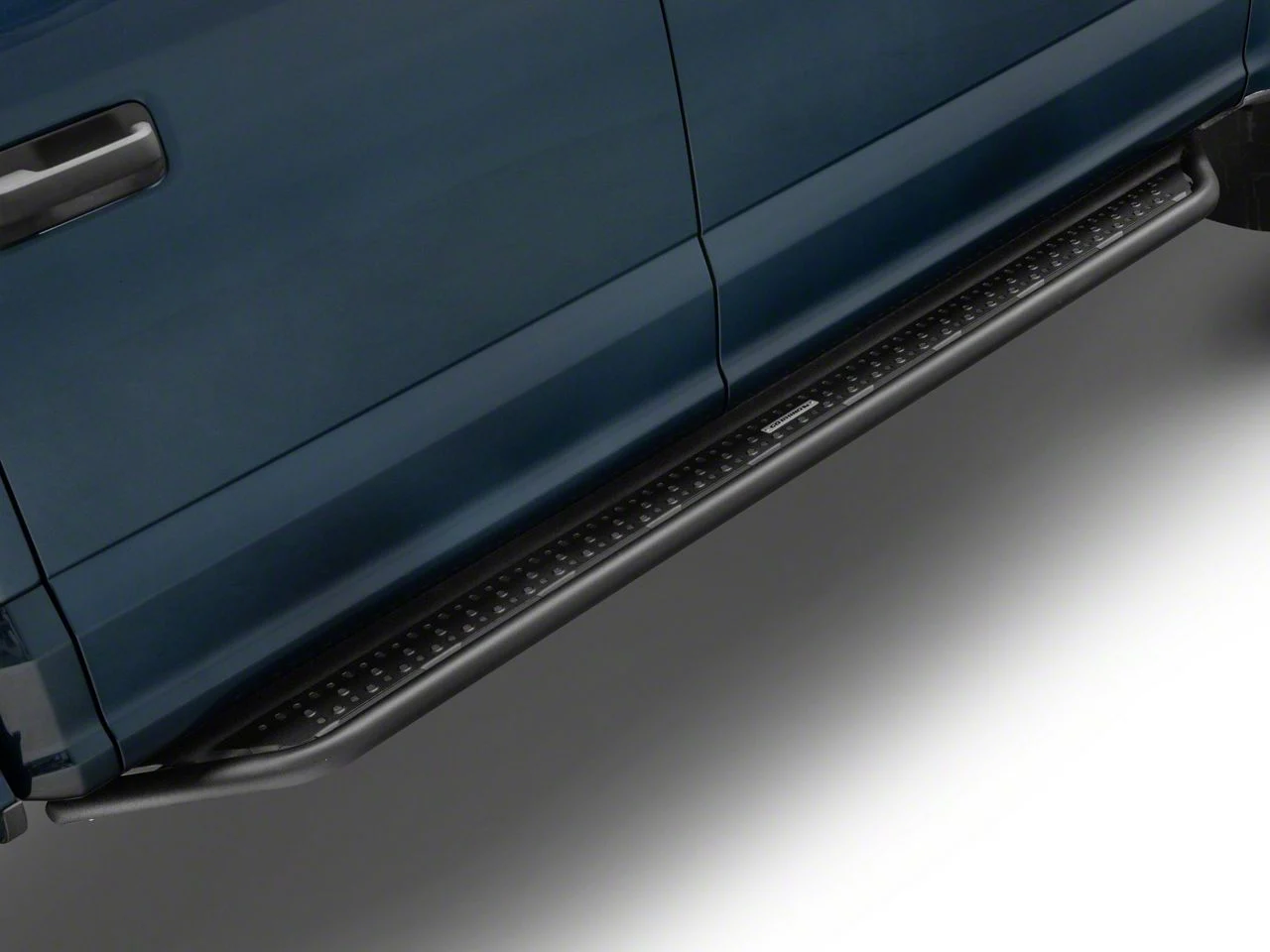 Go Rhino Dominator Xtreme D6 Side Step Bars; Textured Black (17-26 F-250 Super Duty SuperCrew)