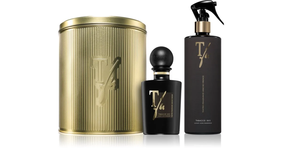 Teatro Fragranze Gold Tin Tabacco confezione regalo scatoletta in latta