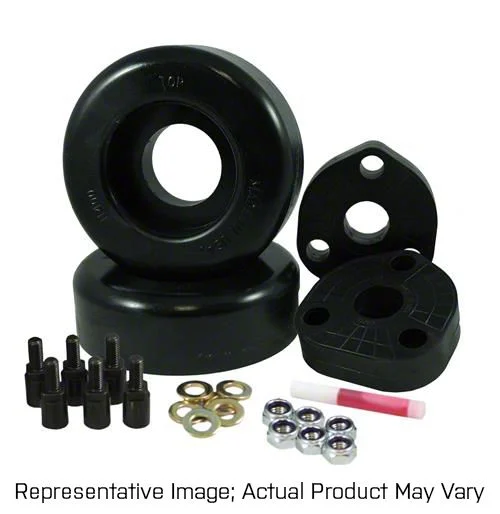 Ground Force 2-Inch Front / 1-Inch Rear Leveling Kit (19-26 4WD RAM 1500 w/o Air Ride, Excluding RHO & TRX)