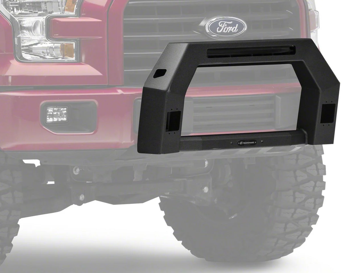 Hammerhead Bull Bar with LED Light Openings; Black (09-26 F-150, Excluding Raptor)