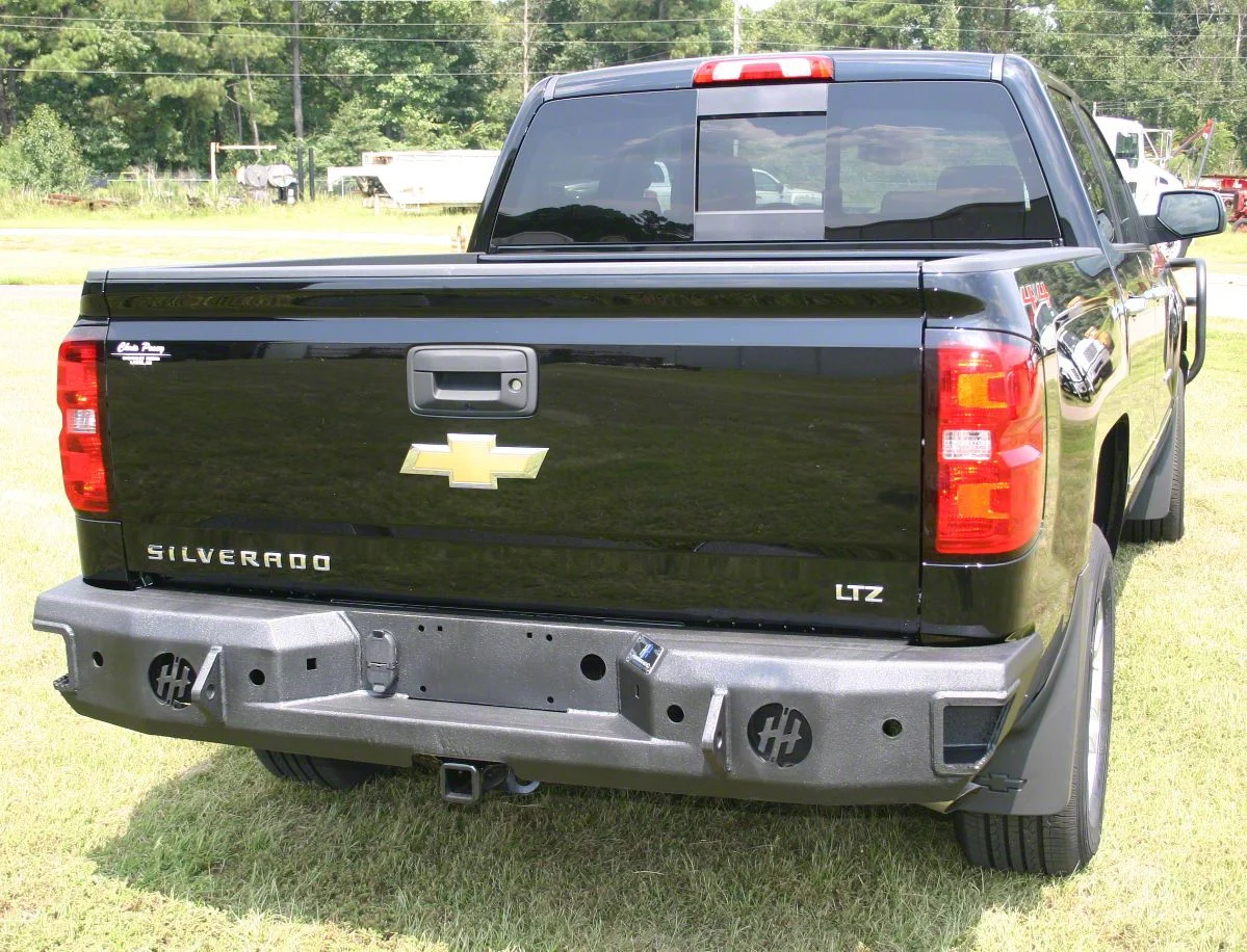 Hammerhead Rear Bumper with Round Reverse Light Cutouts (14-18 Silverado 1500)