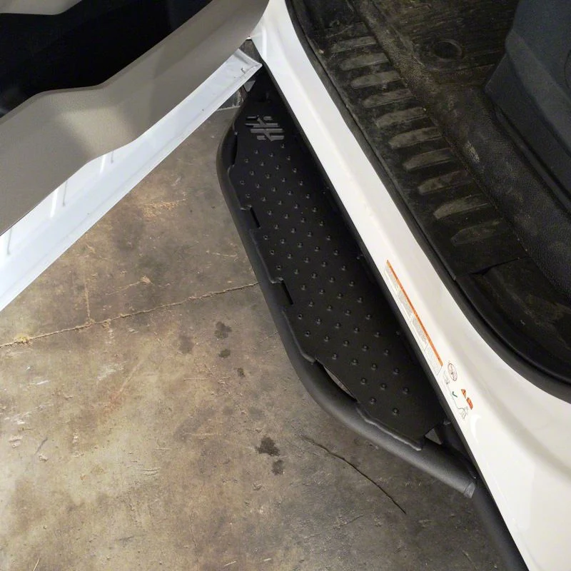 Hammerhead Cab Length Running Boards; Black (11-16 F-250 Super Duty Regular Cab)