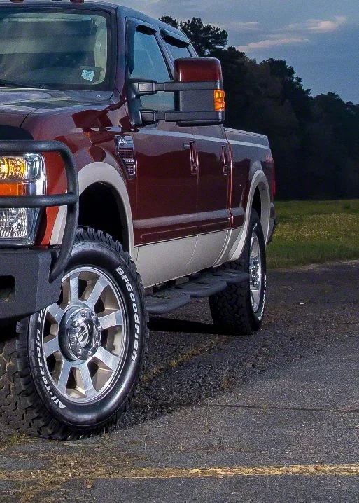 Hammerhead Wheel to Wheel Running Boards; Black (11-16 F-250 Super Duty SuperCrew w/ 6-3/4-Foot Bed)