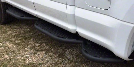 Hammerhead Wheel to Wheel Running Boards; Black (15-26 F-150 SuperCab w/ 6-1/2-Foot Bed)