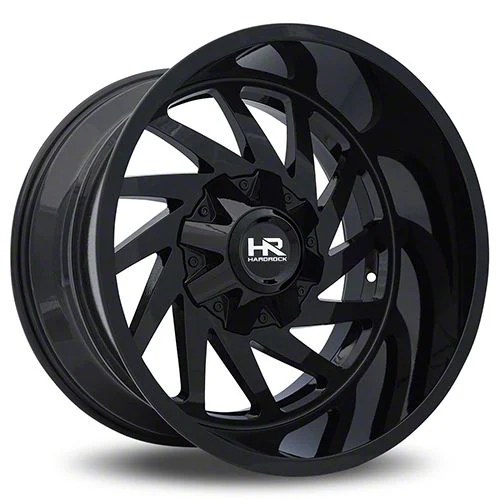 Hardrock Offroad Crusher Gloss Black 6-Lug Wheel; 20x9; 0mm Offset (15-20 Tahoe)