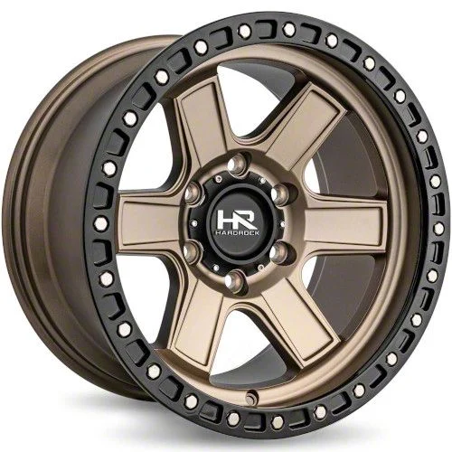 Hardrock Offroad H104 Matte Bronze 6-Lug Wheel; 17x9; 1mm Offset (15-20 Tahoe)