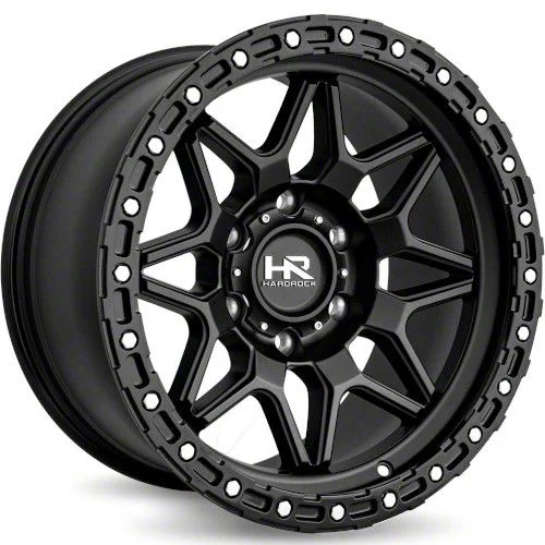 Hardrock Offroad H105 Matte Black 6-Lug Wheel; 17x9; -12mm Offset (15-20 Tahoe)