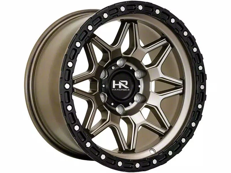 Hardrock Offroad H105 Matte Bronze 6-Lug Wheel; 17x9; -12mm Offset (15-20 Tahoe)