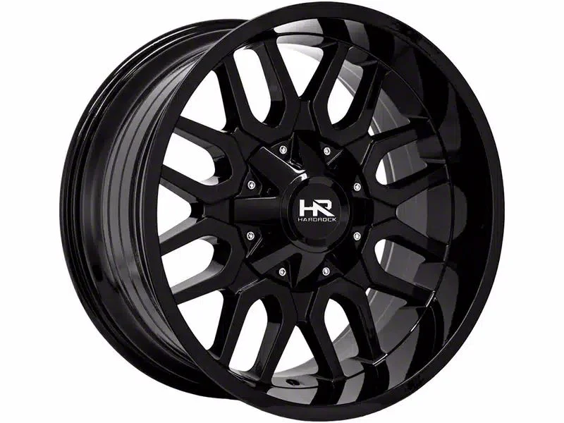 Hardrock Offroad Commander Gloss Black 6-Lug Wheel; 20x10; -19mm Offset (21-26 Tahoe)
