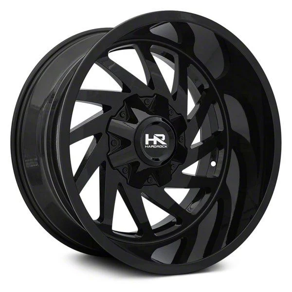 Hardrock Offroad Crusher Gloss Black 6-Lug Wheel; 20x9; 0mm Offset (21-26 Tahoe)