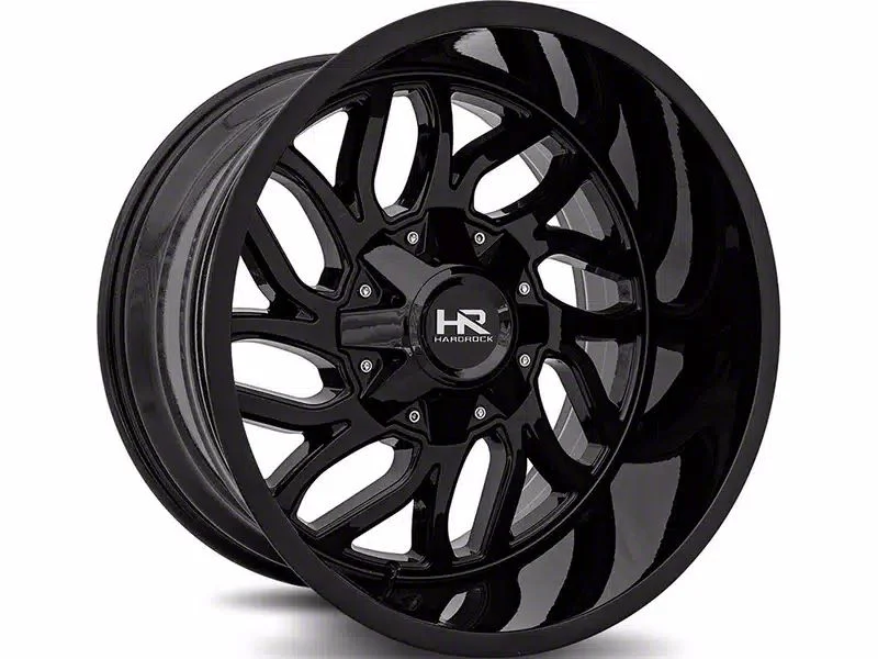 Hardrock Offroad Destroyer Gloss Black 6-Lug Wheel; 20x10; -19mm Offset (21-26 Tahoe)