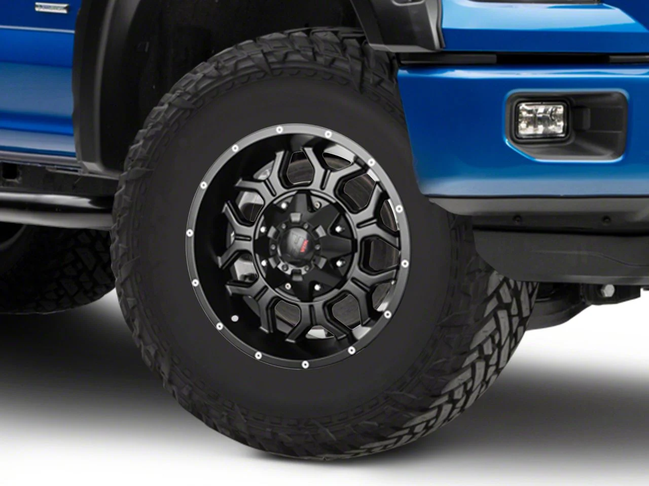 Havok Off-Road H106 Matte Black 6-Lug Wheel; 17x9; -12mm Offset (15-20 F-150)