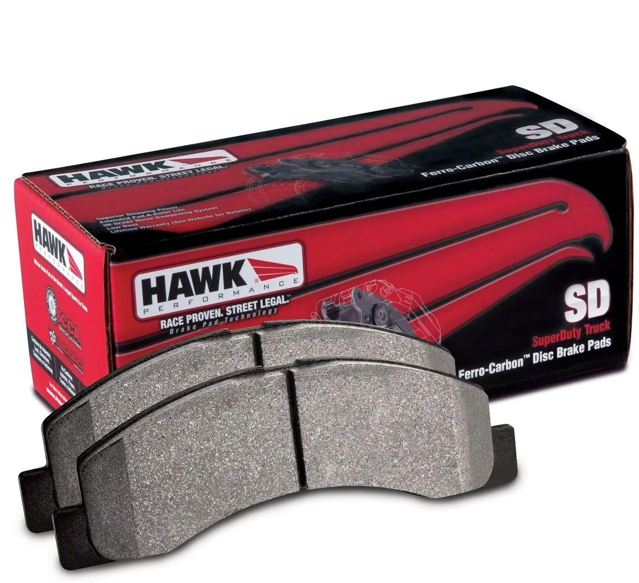 Hawk Performance SuperDuty Brake Pads; Front Pair (2011 F-350 Super Duty)