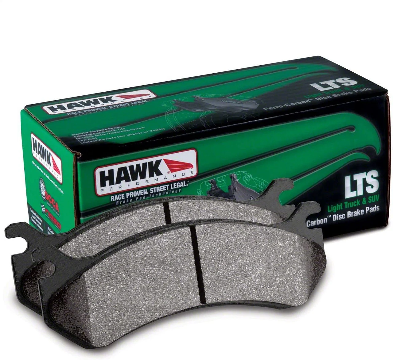 Hawk Performance LTS Brake Pads; Rear Pair (13-19 F-350 Super Duty)