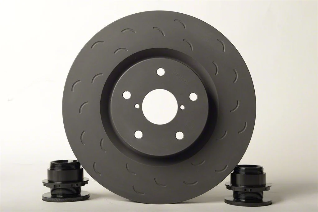 Hawk Performance Talon Slotted 8-Lug Rotors; Rear Pair (05-12 F-350 Super Duty SRW)