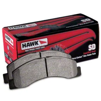 Hawk Performance SuperDuty Brake Pads; Rear Pair (14-18 Sierra 1500)