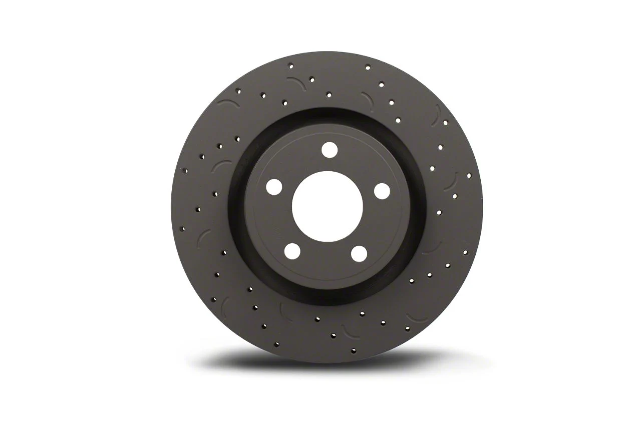 Hawk Performance Talon Cross-Drilled and Slotted 6-Lug Rotors; Front Pair (04-08 2WD/4WD F-150)
