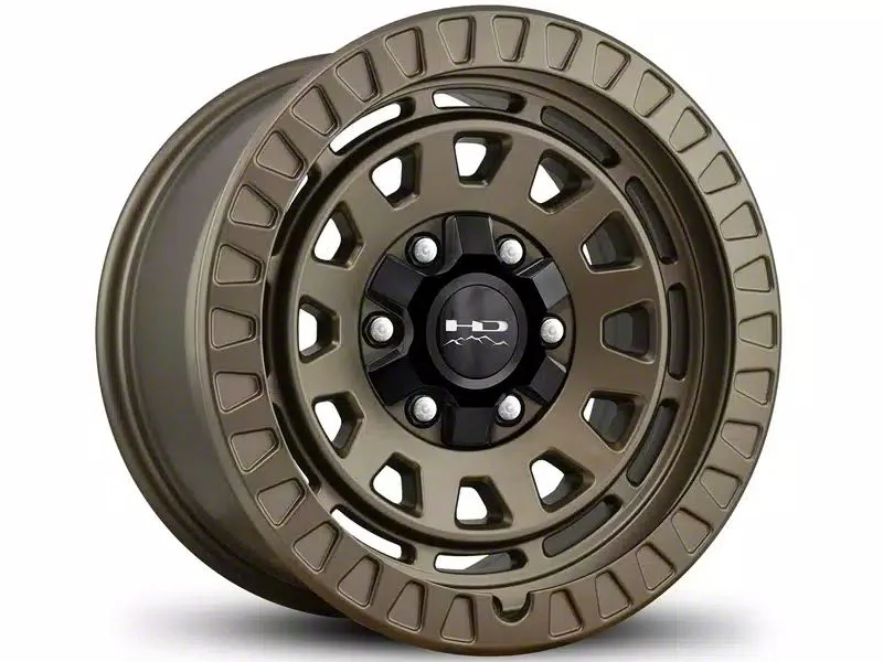 HD Off-Road Wheels Venture Satin Bronze 6-Lug Wheel; 17x9; -12mm Offset (15-20 Tahoe)