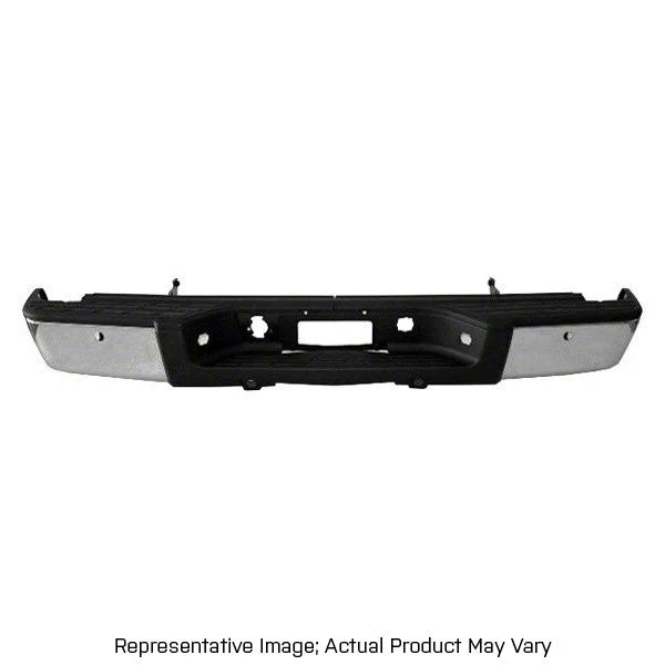 CAPA Replacement Rear Bumper Assembly (11-14 Silverado 2500 HD w/ Rear Object Sensor, w/o Sensor Components)