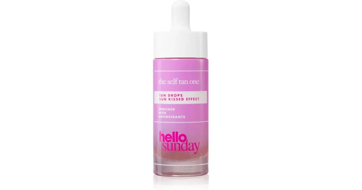 hello sunday the self tan one siero autoabbronzante viso 30 ml