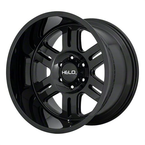 HELO HE916 Gloss Black 6-Lug Wheel; 20x12; -44mm Offset (07-13 Sierra 1500)