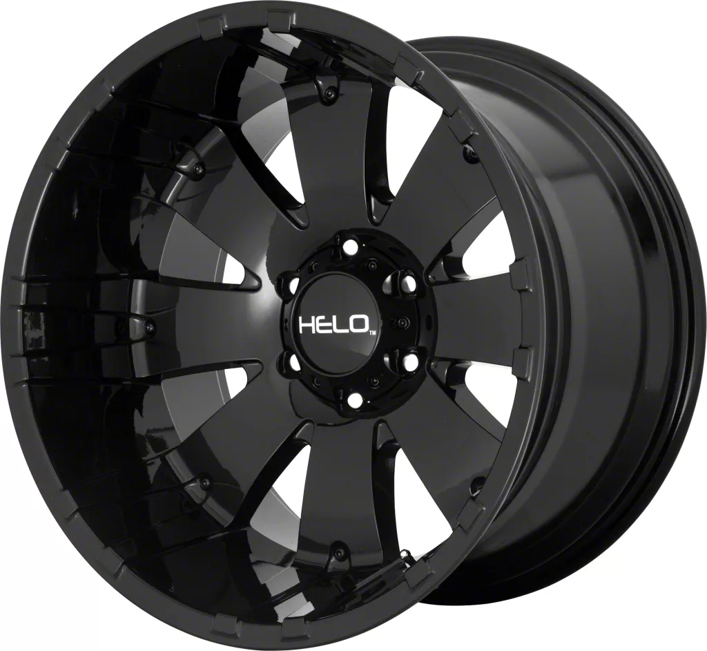 HELO HE917 Gloss Black 6-Lug Wheel; 20x12; -44mm Offset (07-13 Sierra 1500)
