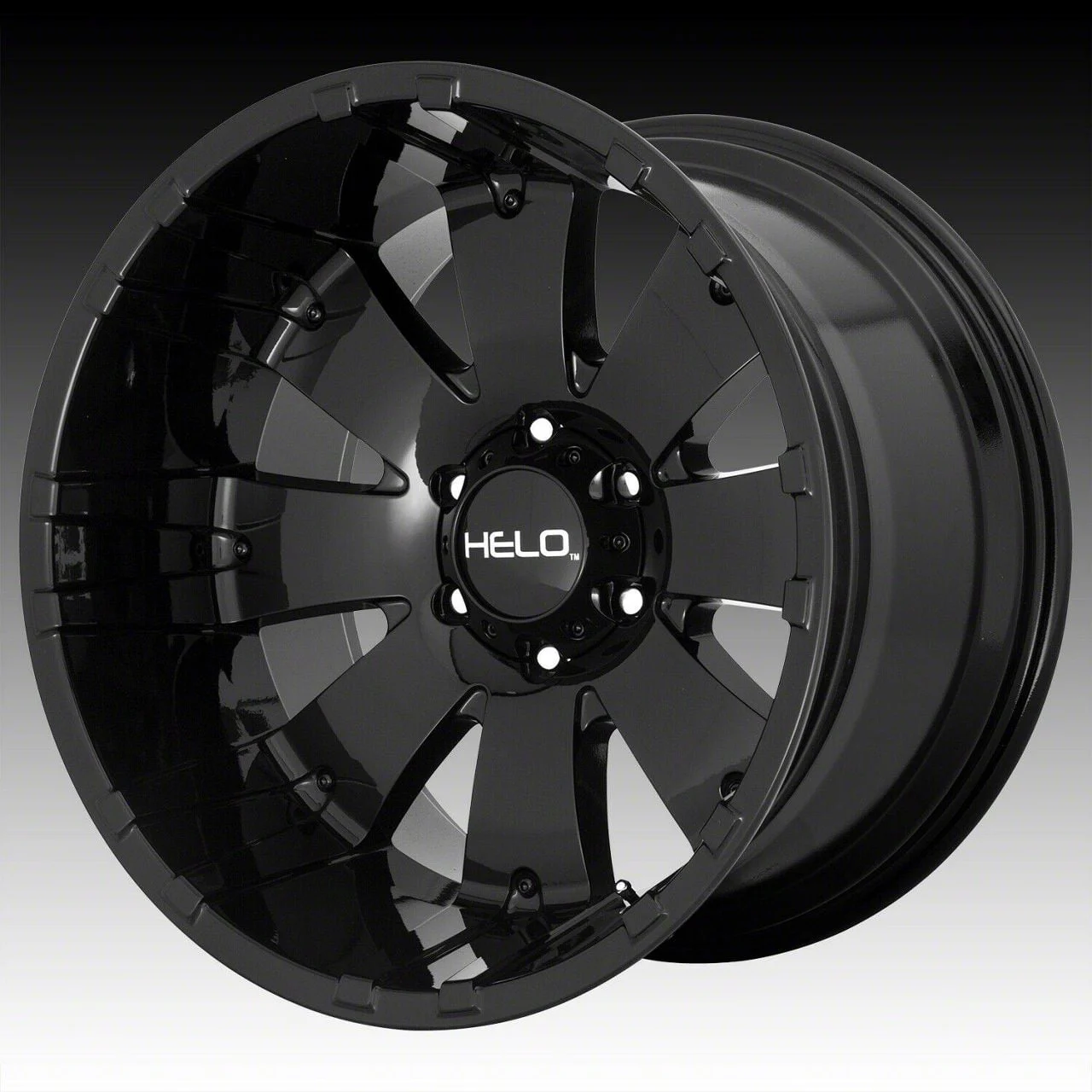 HELO HE917 Gloss Black 6-Lug Wheel; 20x10; -18mm Offset (07-13 Silverado 1500)