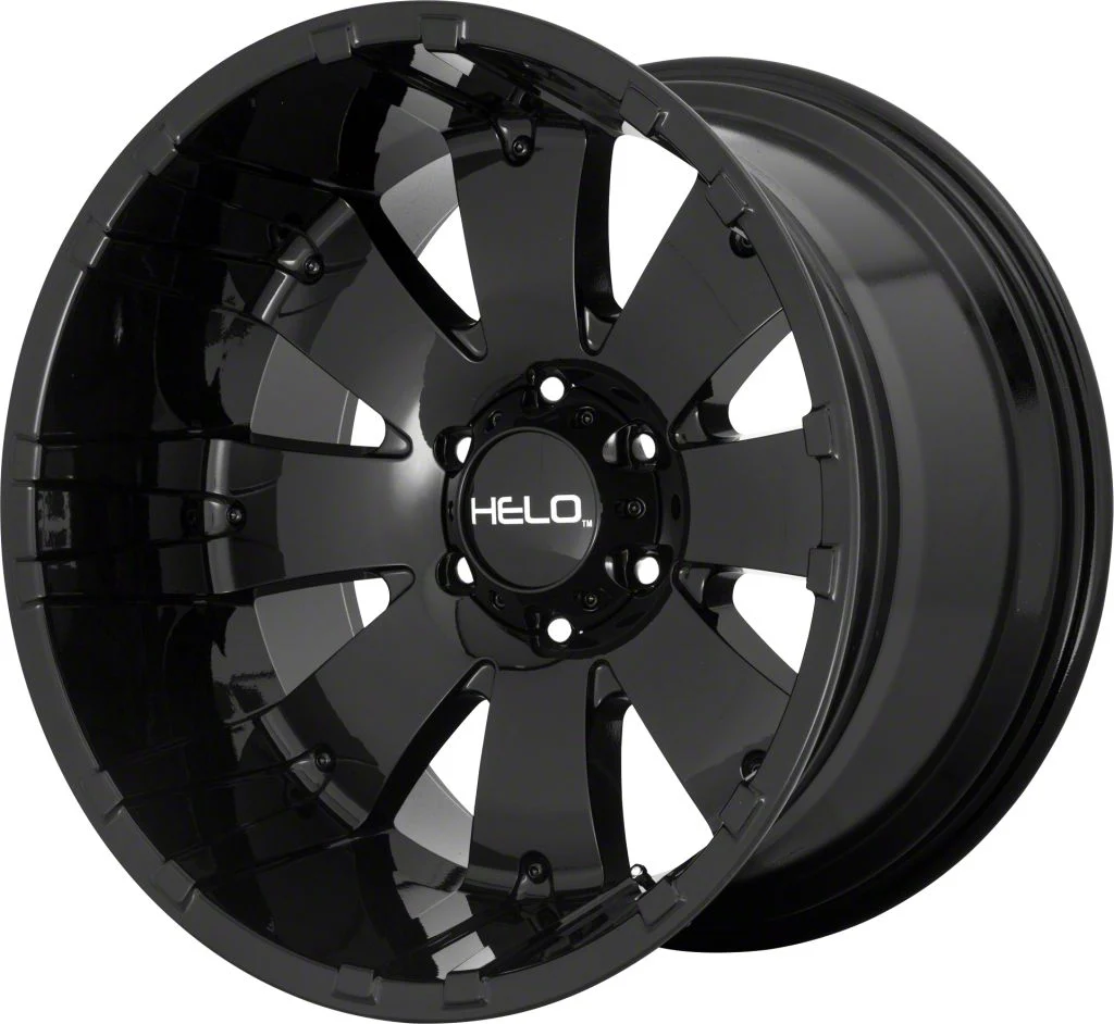 HELO HE917 Gloss Black 6-Lug Wheel; 20x12; -44mm Offset (07-13 Silverado 1500)