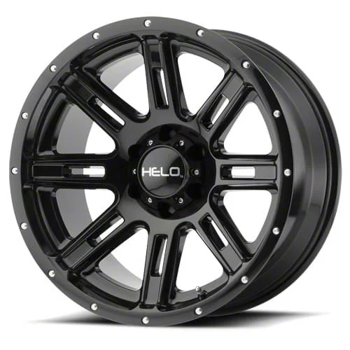 HELO HE900 Gloss Black 8-Lug Wheel; 20x10; -24mm Offset (11-16 F-250 Super Duty)
