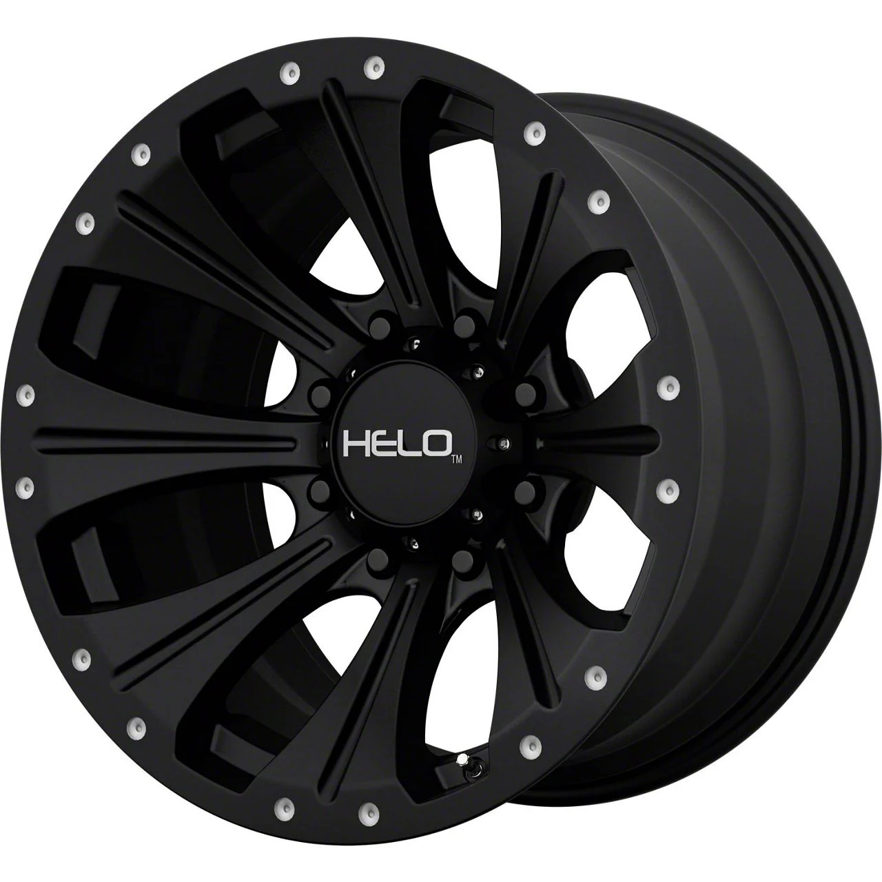 HELO HE901 Satin Black 6-Lug Wheel; 20x9; -12mm Offset (14-18 Sierra 1500)