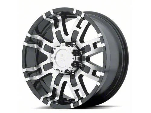 HELO HE835 Gloss Black Machined 6-Lug Wheel; 20x9; 18mm Offset (19-26 RAM 1500)