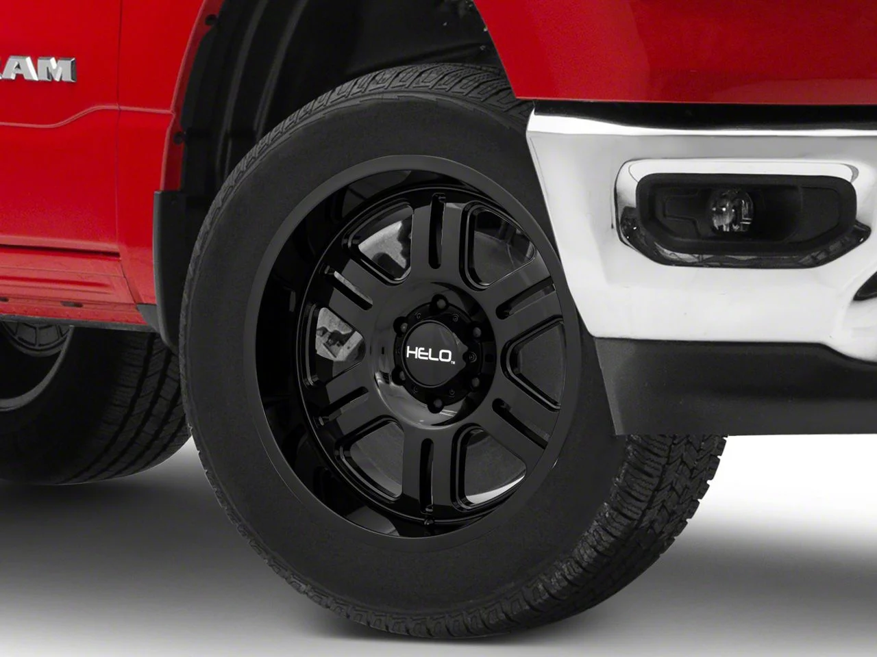 HELO HE916 Gloss Black 6-Lug Wheel; 20x10; -18mm Offset (19-26 RAM 1500)