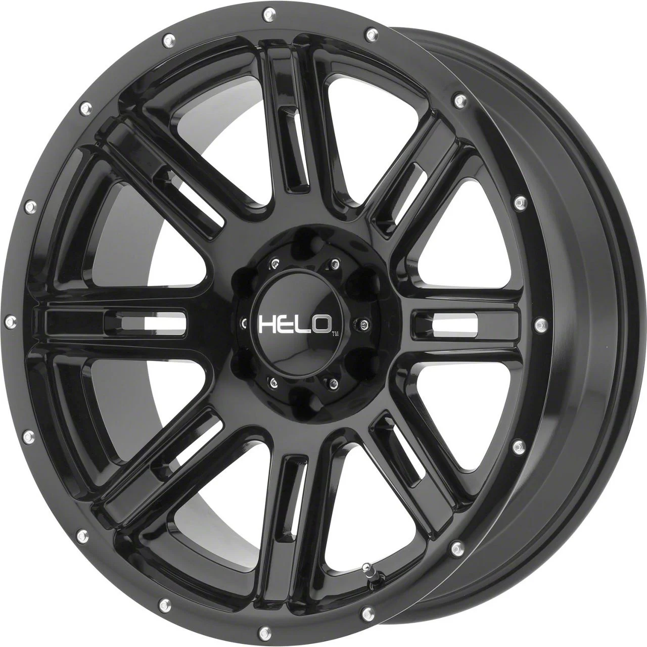 HELO HE900 Gloss Black 6-Lug Wheel; 20x9; 0mm Offset (19-23 Ranger)