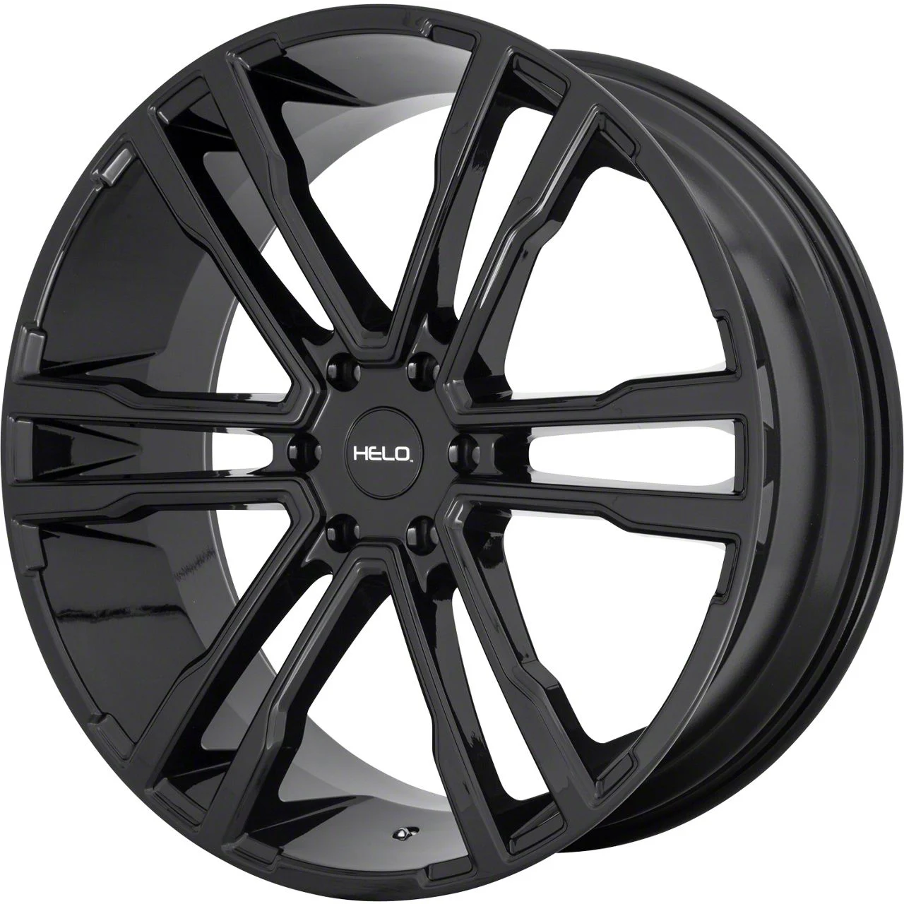 HELO HE918 Gloss Black 6-Lug Wheel; 20x9; 30mm Offset (19-23 Ranger)