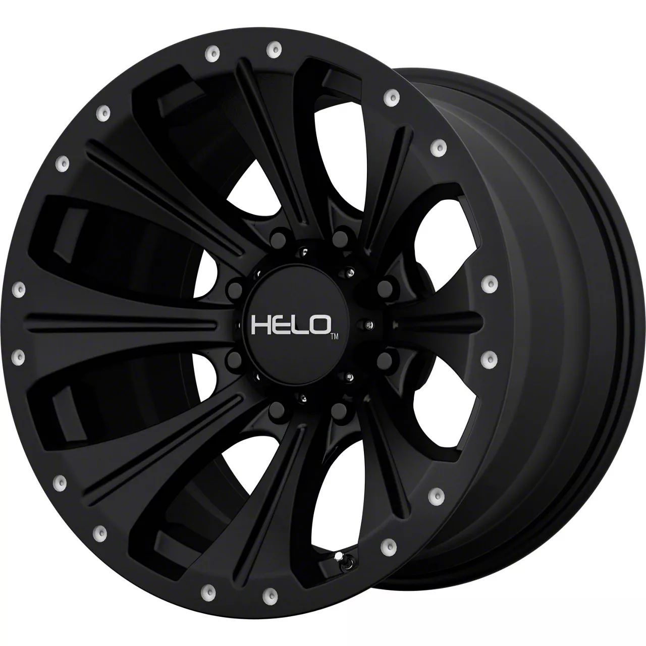 HELO HE901 Satin Black 6-Lug Wheel; 20x9; -12mm Offset (19-26 Sierra 1500)