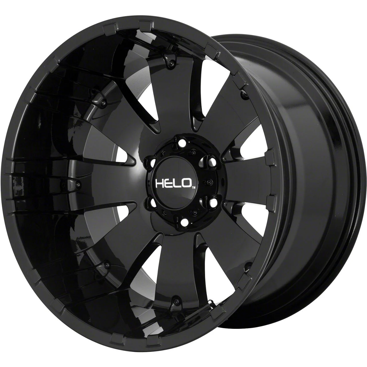 HELO HE917 Gloss Black 6-Lug Wheel; 20x9; 0mm Offset (19-26 Silverado 1500)