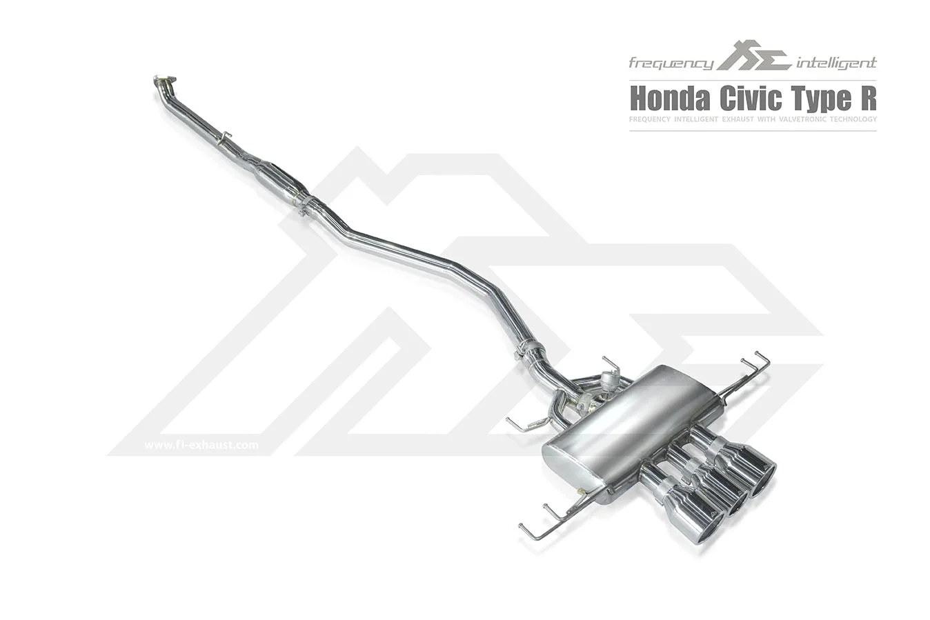 FI Exhaust Catless Downpipe For Honda Civic Type-R FK8 2017-2021