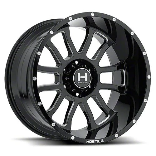 Hostile Gauntlet Blade Cut 6-Lug Wheel; 20x9; 10mm Offset (04-08 F-150)