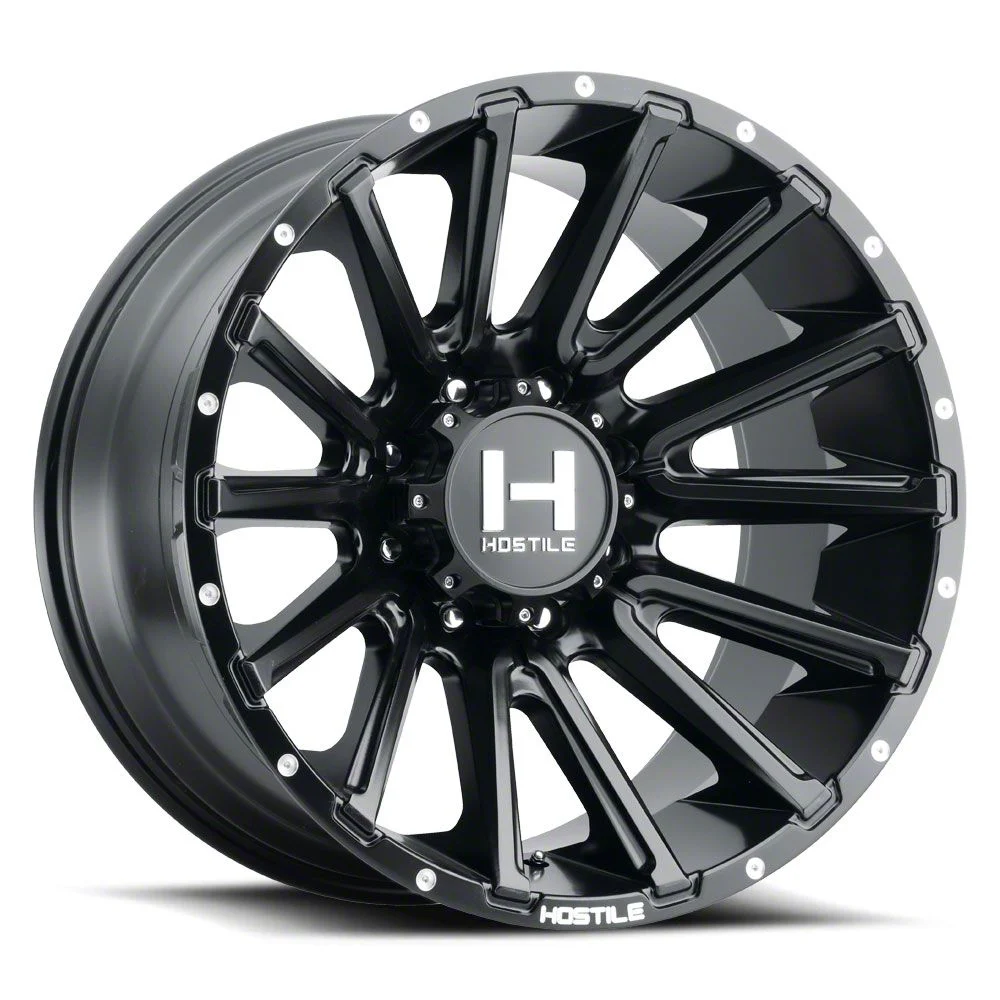 Hostile Typhoon Asphalt 6-Lug Wheel; 20x10; -19mm Offset (04-08 F-150)