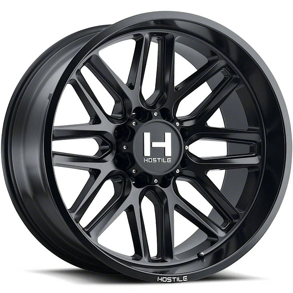 Hostile Vulcan Asphalt 6-Lug Wheel; 22x10; -25mm Offset (04-08 F-150)