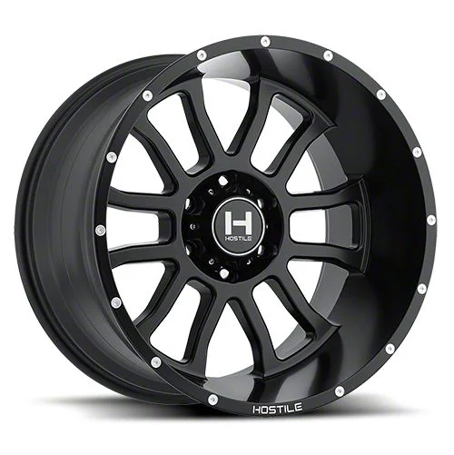 Hostile Gauntlet Asphalt 6-Lug Wheel; 22x10; -25mm Offset (09-14 F-150)