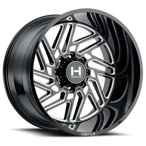 Hostile Jigsaw Blade Cut 8-Lug Wheel; 20x9; 0mm Offset (11-16 F-350 Super Duty SRW)
