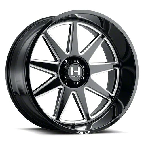 Hostile Omega Blade Cut 8-Lug Wheel; 20x10; -19mm Offset (11-16 F-350 Super Duty SRW)