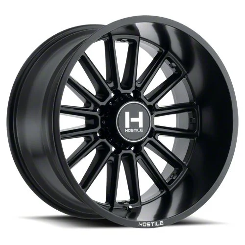 Hostile Predator Asphalt 8-Lug Wheel; 20x10; -19mm Offset (11-16 F-350 Super Duty SRW)
