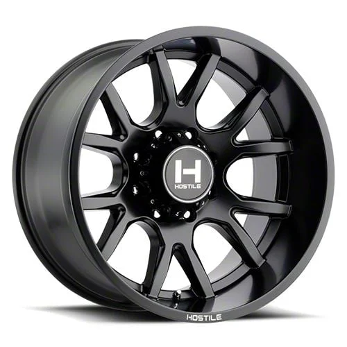 Hostile Rage Asphalt 8-Lug Wheel; 20x9; 0mm Offset (11-16 F-350 Super Duty SRW)