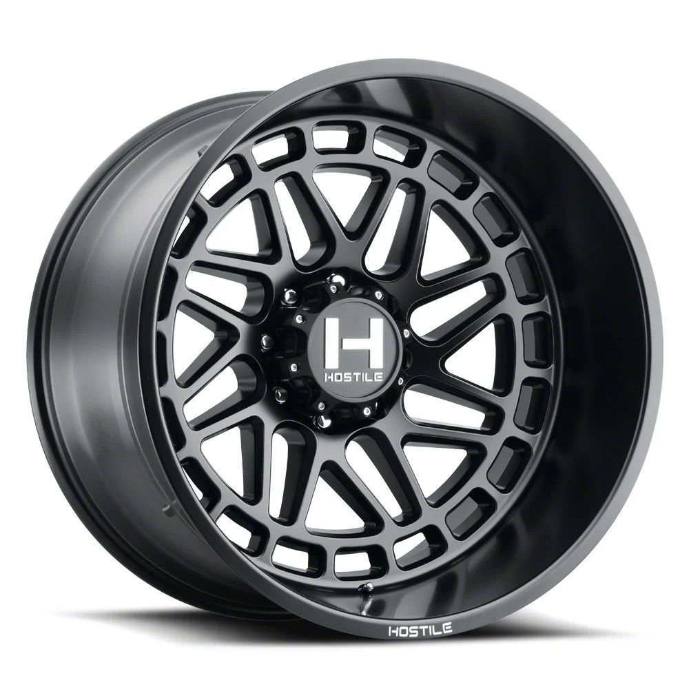 Hostile Reaper Asphalt 8-Lug Wheel; 22x10; -25mm Offset (11-16 F-350 Super Duty SRW)