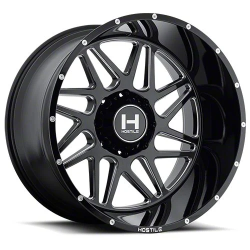 Hostile Sprocket Blade Cut 8-Lug Wheel; 20x9; 0mm Offset (11-16 F-350 Super Duty SRW)