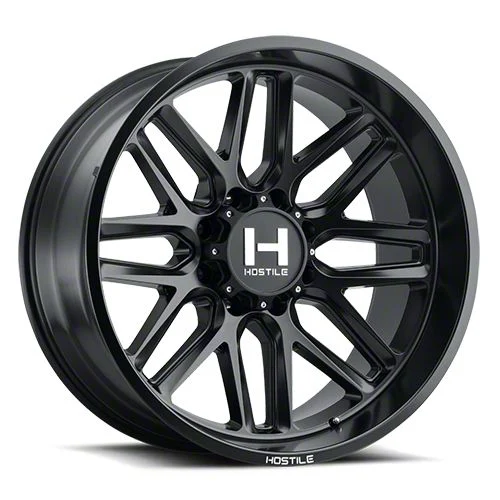 Hostile Vulcan Asphalt 8-Lug Wheel; 22x10; -25mm Offset (11-16 F-350 Super Duty SRW)