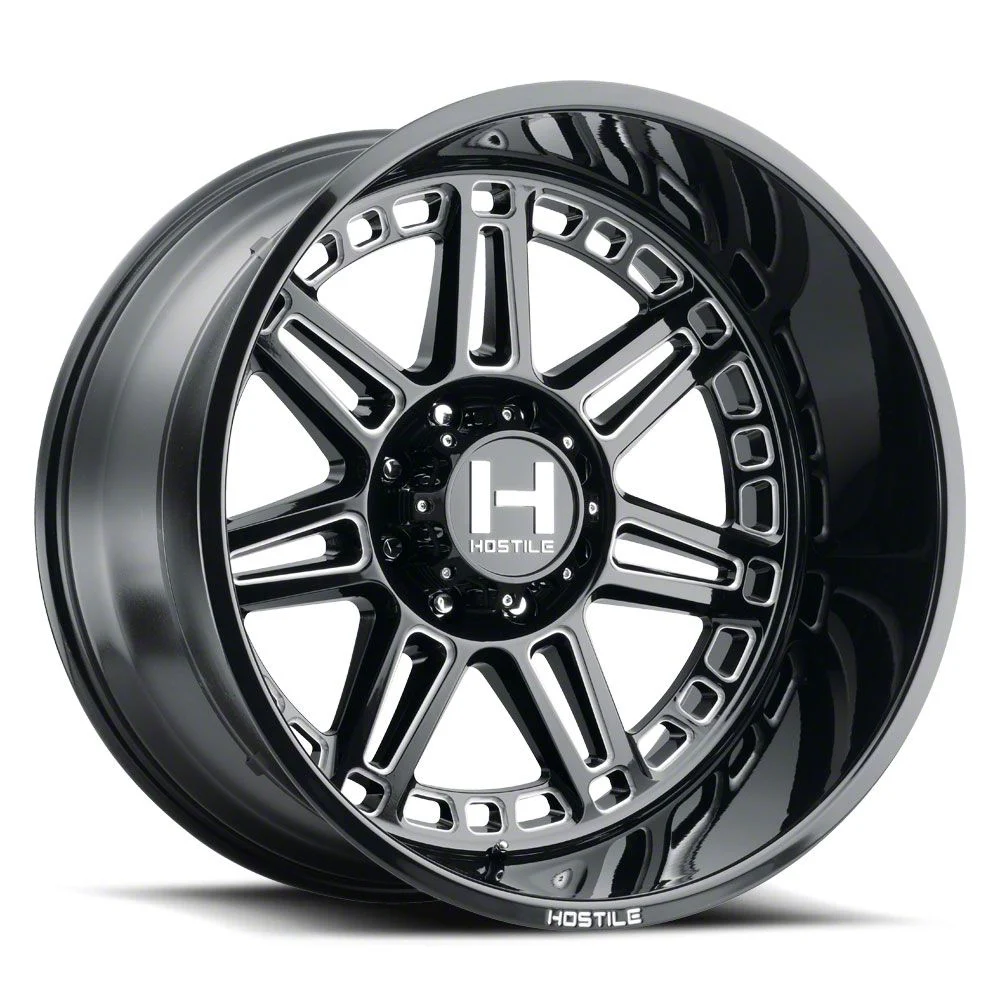 Hostile Lunatic Blade Cut 6-Lug Wheel; 22x10; -25mm Offset (15-20 F-150)