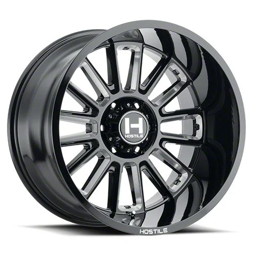 Hostile Predator Blade Cut 6-Lug Wheel; 20x9; 12mm Offset (15-20 F-150)